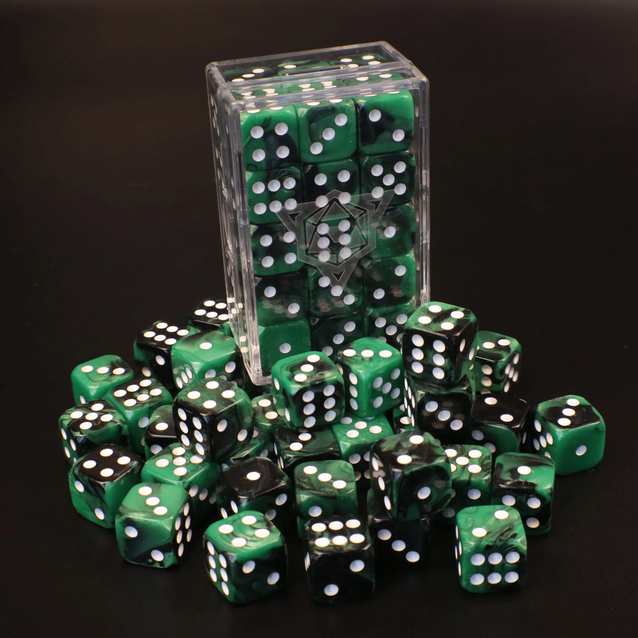 Die Hard Vanguard Nocturne & Veridian 30D6 14mm Dice Pack image 0